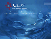 Tablet Screenshot of firetechsystems.com